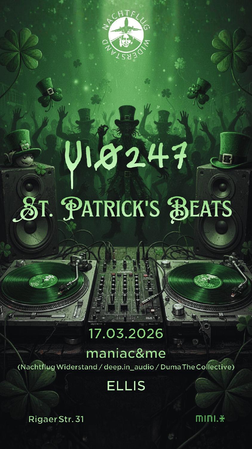 U10247: St. Patrick'S Beats (Feat. Maniac&Me And Ellis) !Free Entry