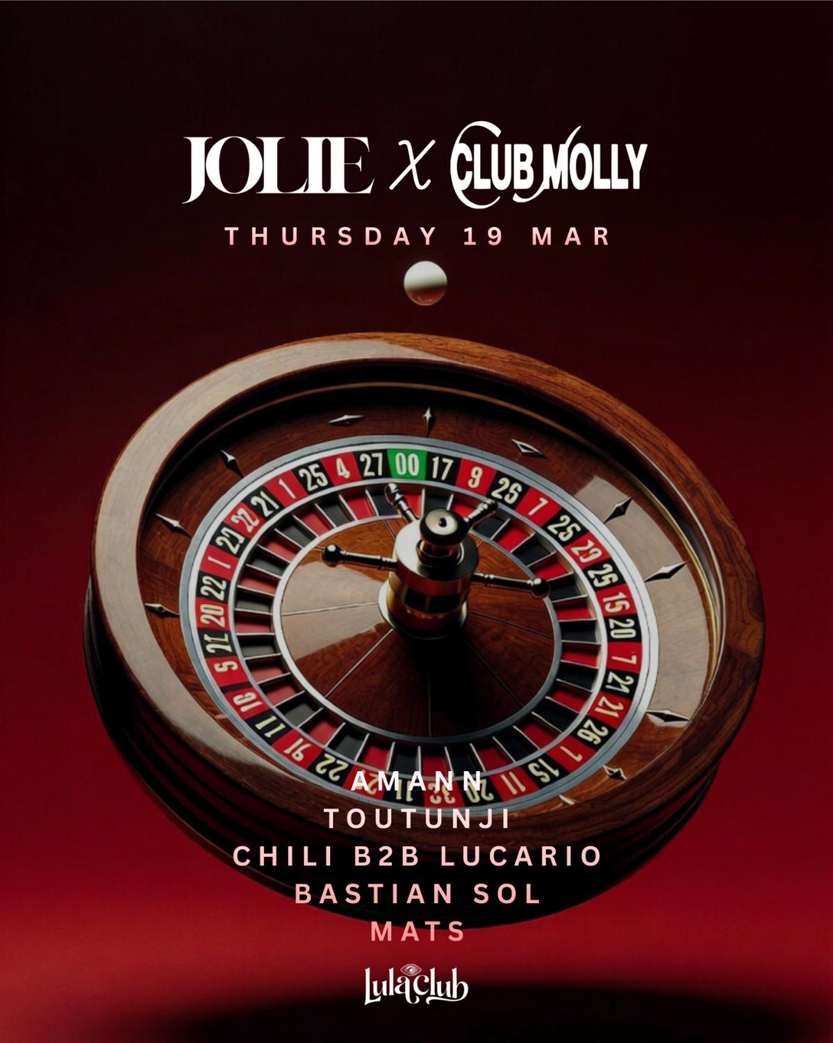 Jolie X Club Molly : Casino Night
