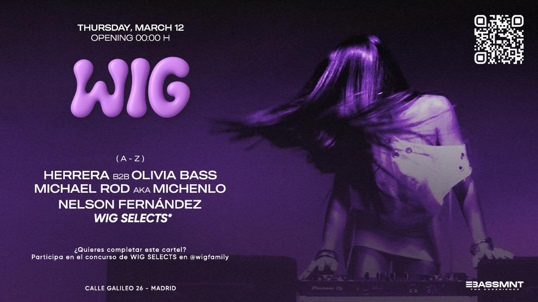 Wig Presents Michael Rod Aka Michenlo, Nelson Fernandez, Herrera B2B Olivia Bass & Wig Selects
