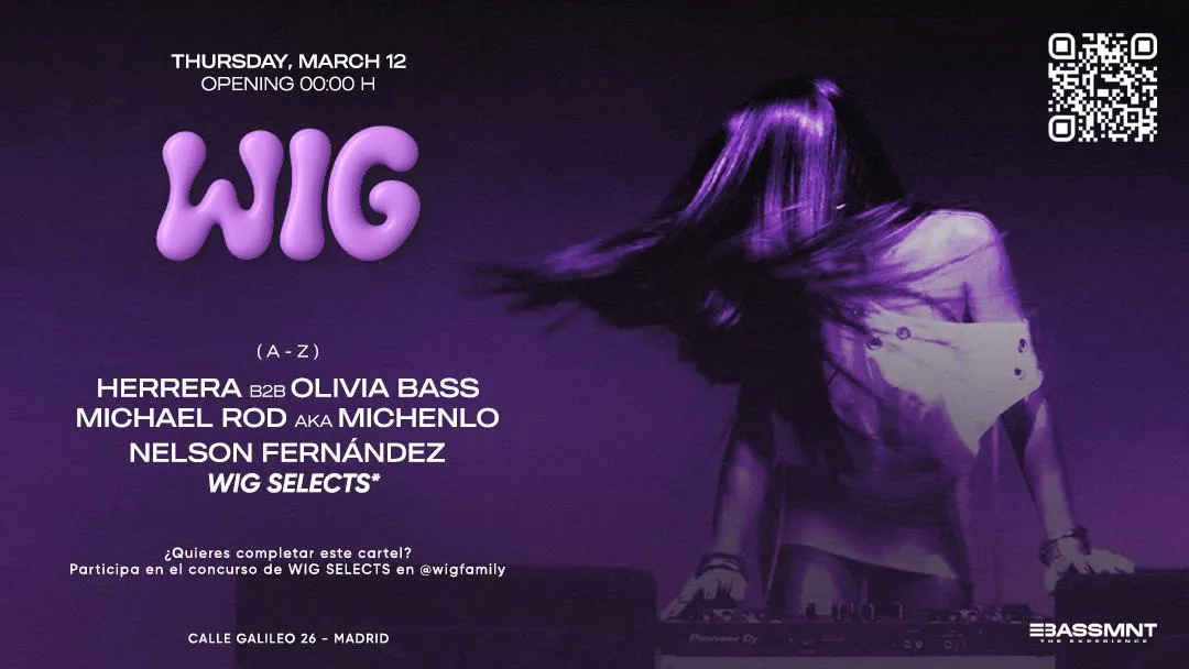 Wig Presents Michael Rod Aka Michenlo, Nelson Fernandez, Herrera B2B Olivia Bass & Wig Selects