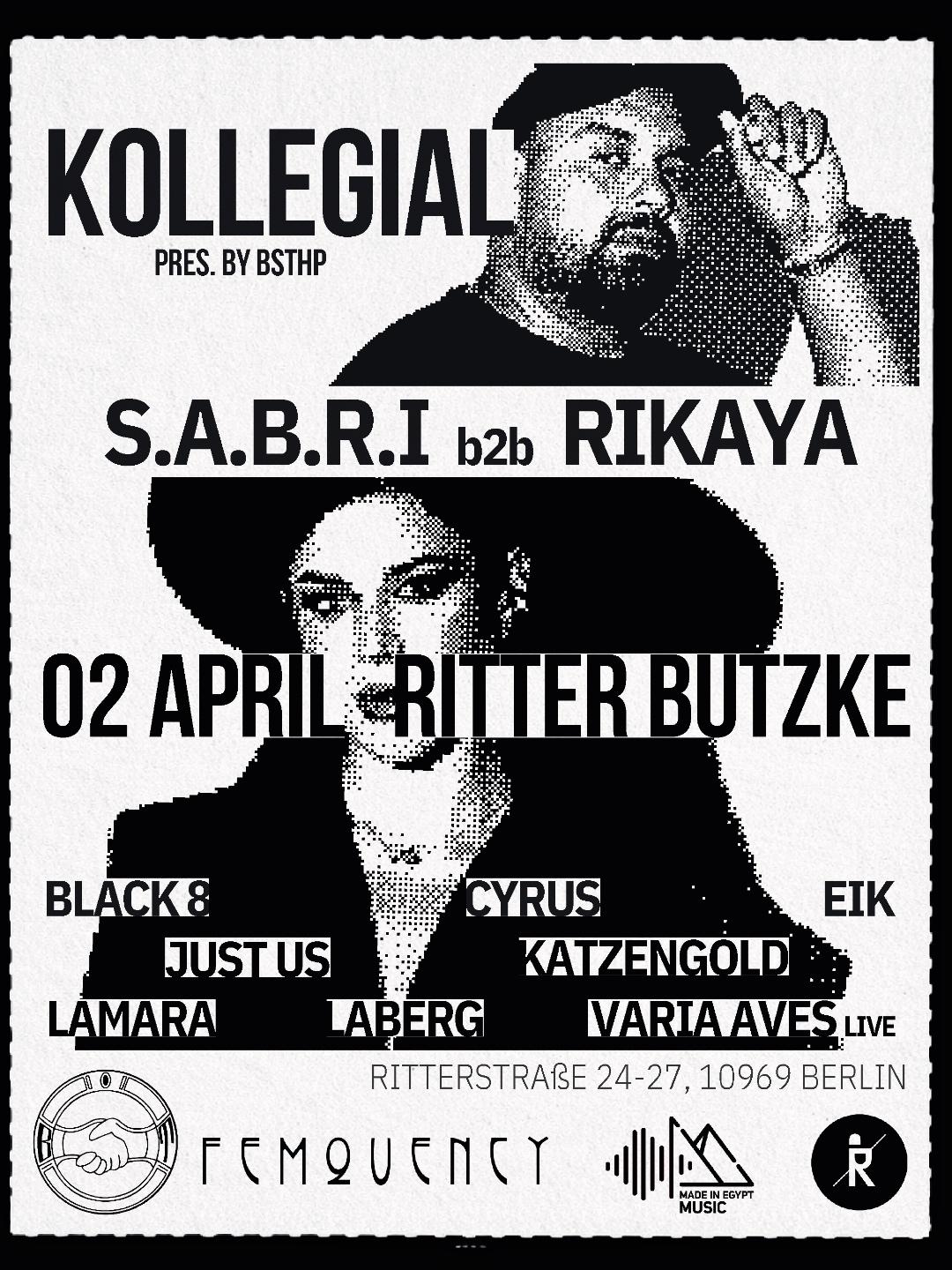 Kollegial Pres. By Bsthp - With S.A.B.R.I, Rikaya, Femquency And Many More
