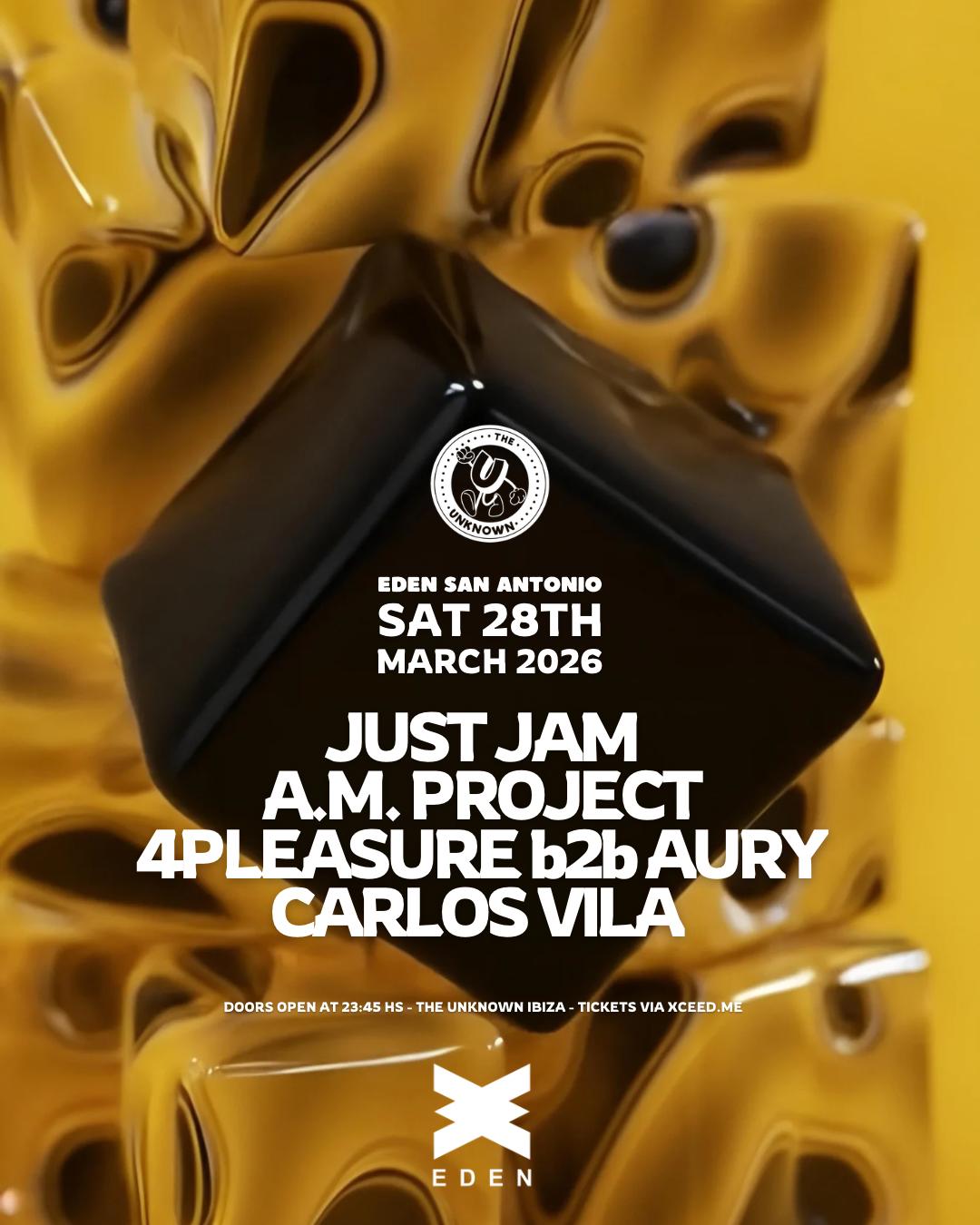 Unknown Pres. Just Jam  A.M. Project + 4Pleasure B2B Aury + Carlos Vila