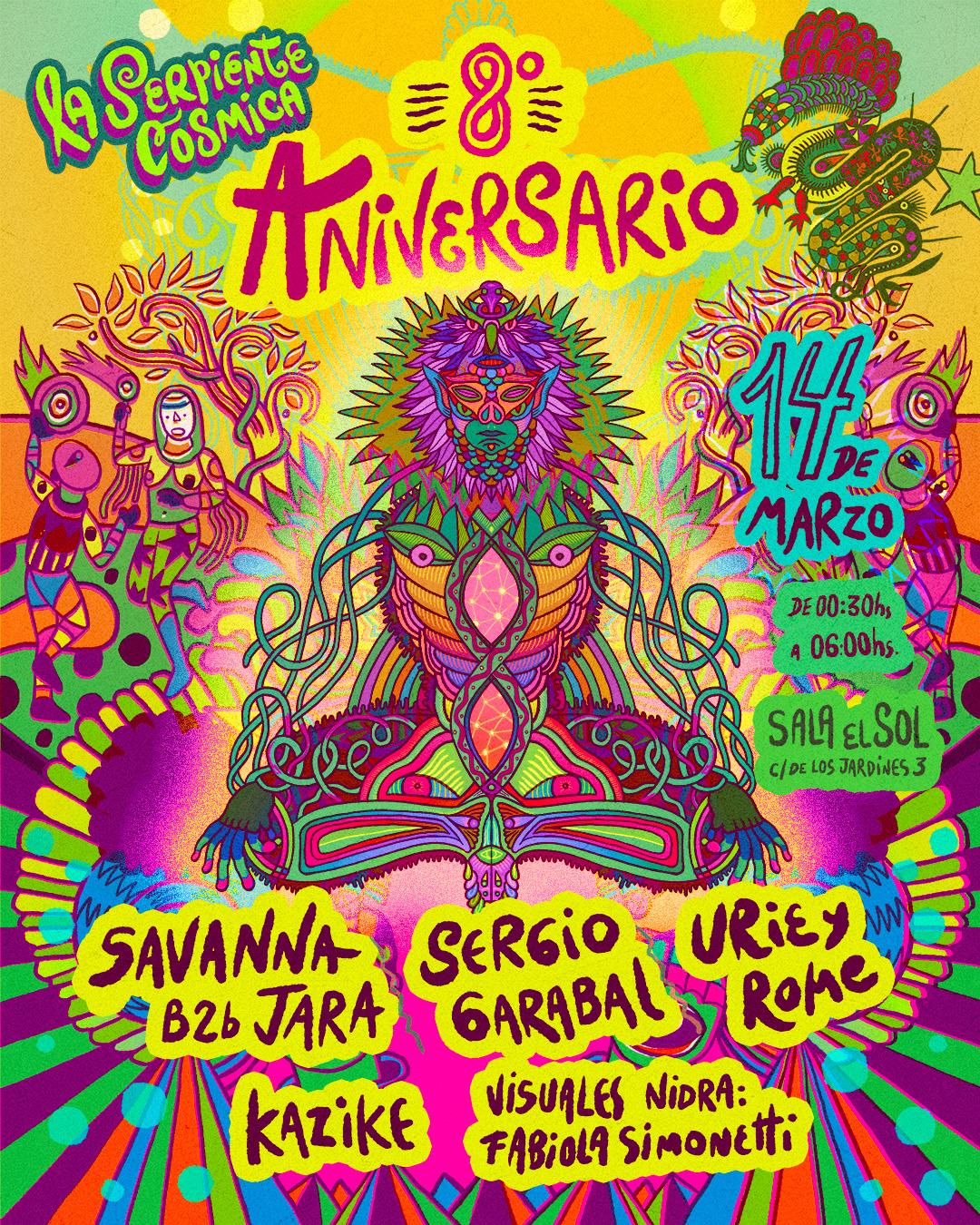 La Serpiente Cósmica/ 8º Aniversario