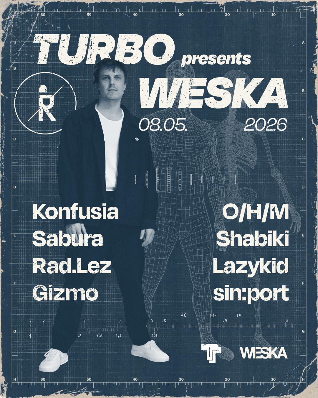 Turbo Pres. Weska - Free Entry Until 7Pm