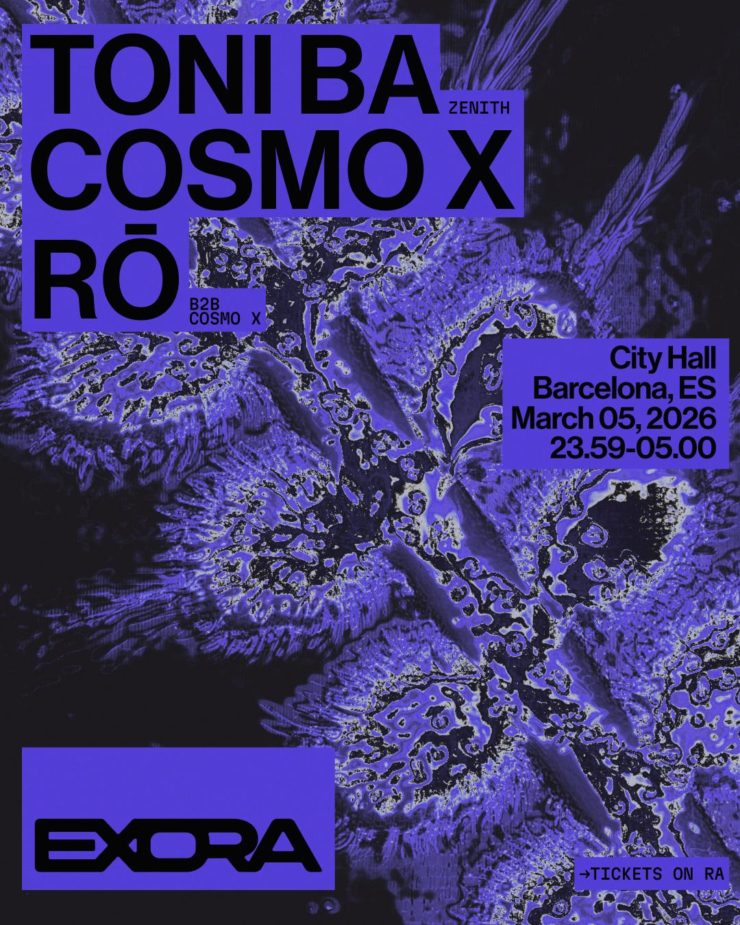 Exora With Toni Ba Free Entry Until 1:00
