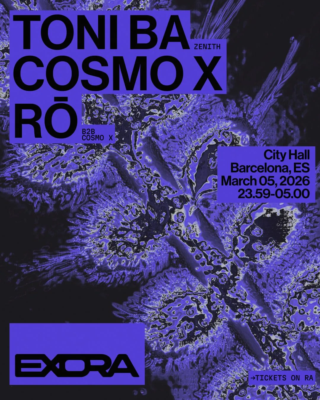 Exora With Toni Ba Free Entry Until 1:00