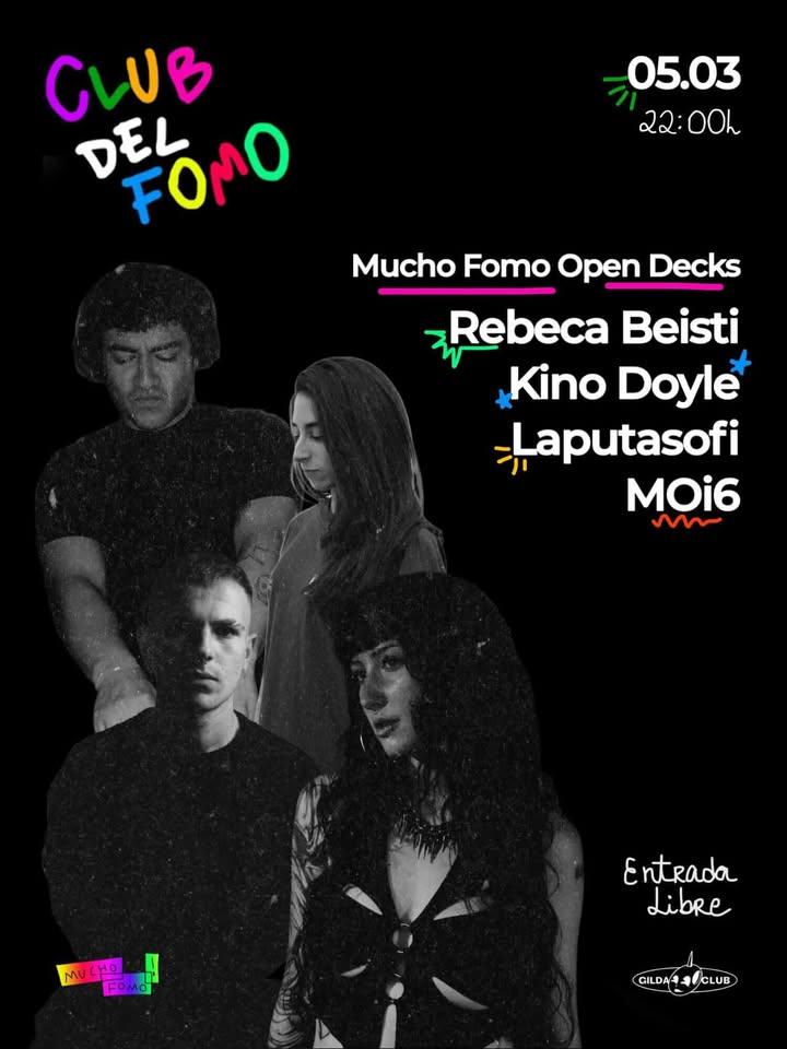 Club Del Fomo: Open Decks Techno (Entrada Gratis)
