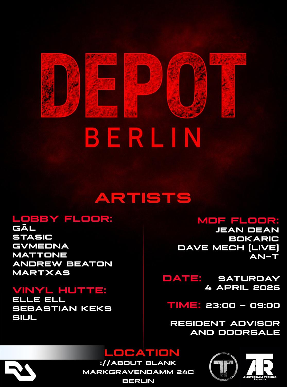 Amsterdam Techno Records And Depot Berlin [Amsterdam & Berlin]