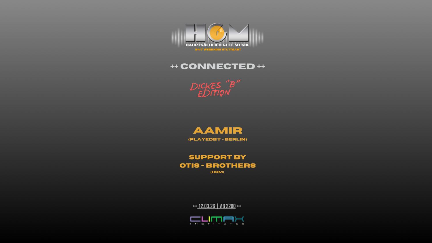 Hgm 'Connected' - Dickes 'B' Edition