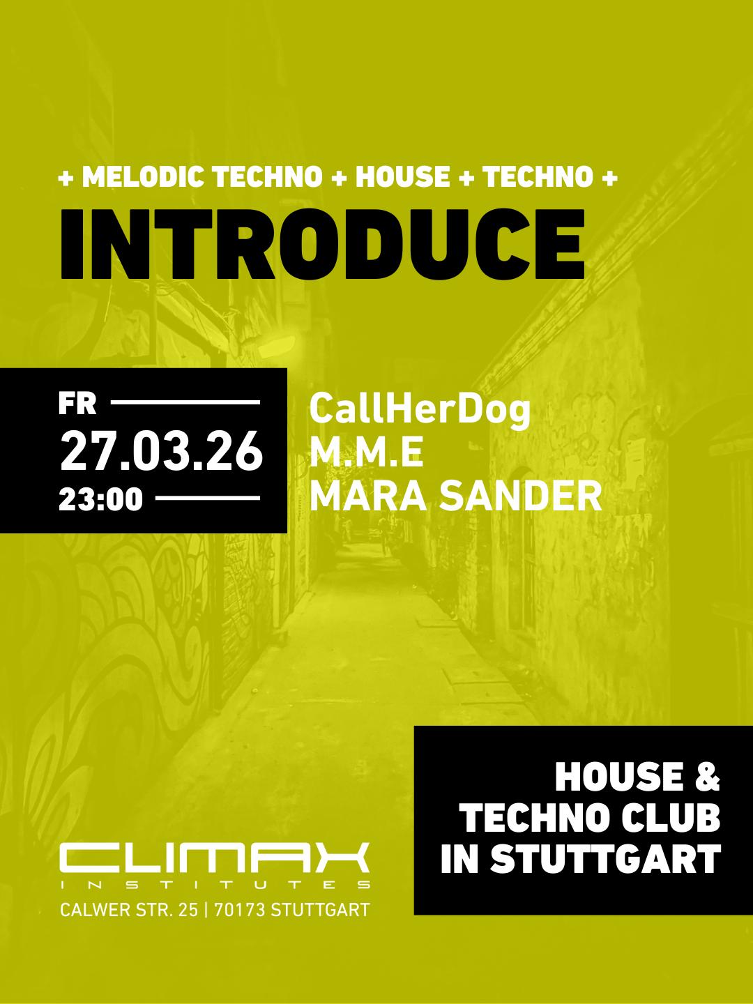Introduce W/Callherdog, Mara Sander, M.M.E