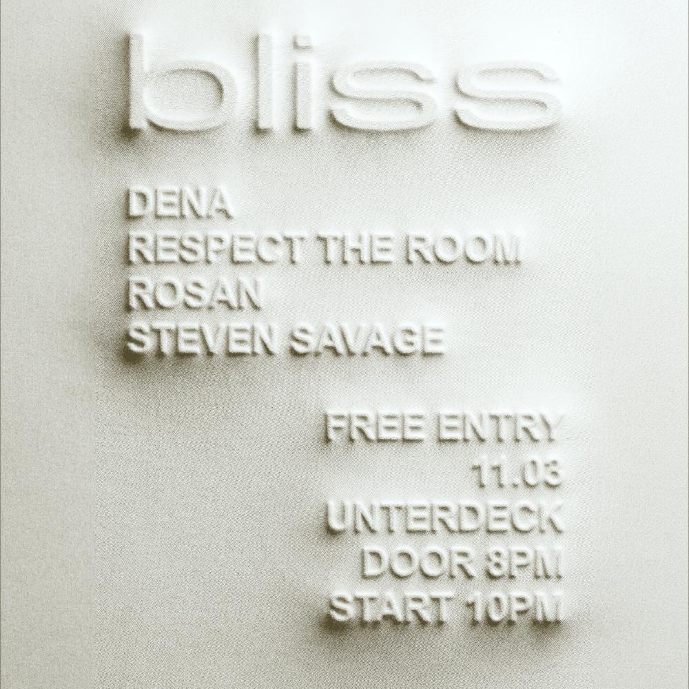 Bliss Pres. Community Night (Free Entry)