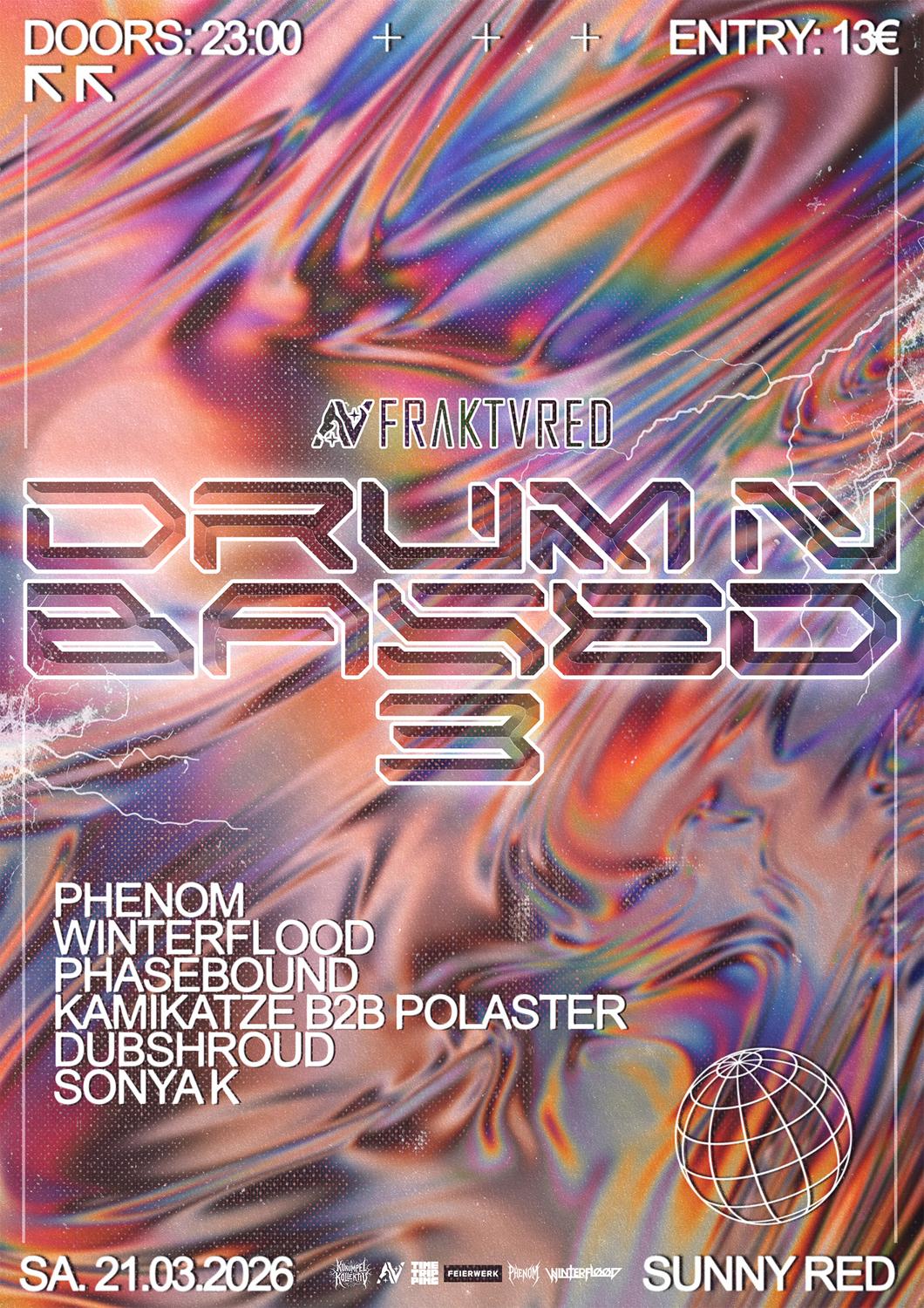 Drum'N'Based 3 With Phenom (Ua), Winterflood (Uk) & Phasebound│Sound By: Tuktuk Soundsystem
