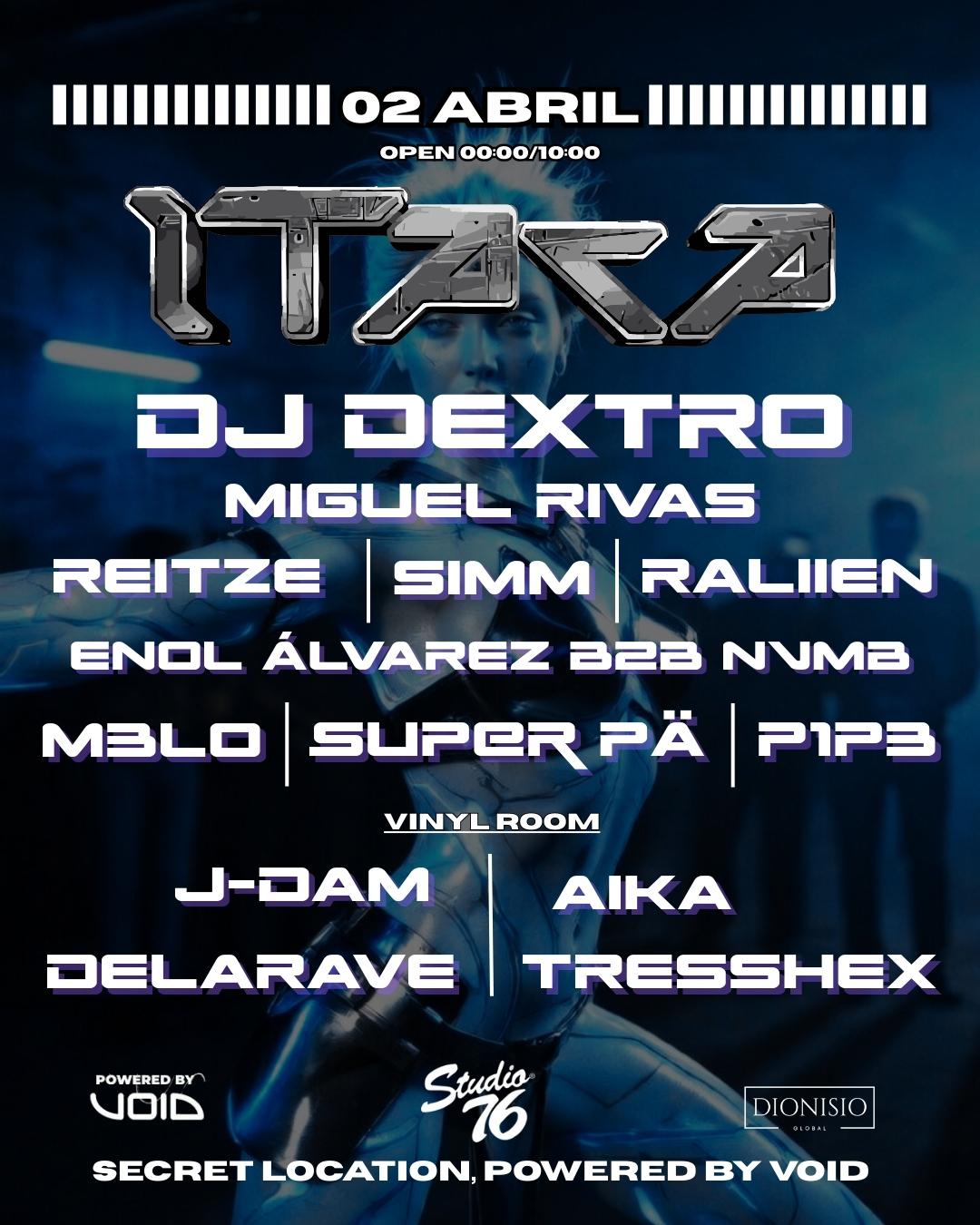 Itaca With Dj Dextro, Miguel Rivas, Reitze, Jdam Nd Many More Djs