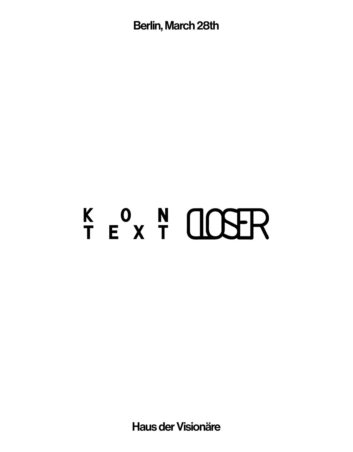 Kontext X Closer W/ Space Afrika, Torus, Daura, Dj Python, Marco Shuttle & Co. [3 Stages]