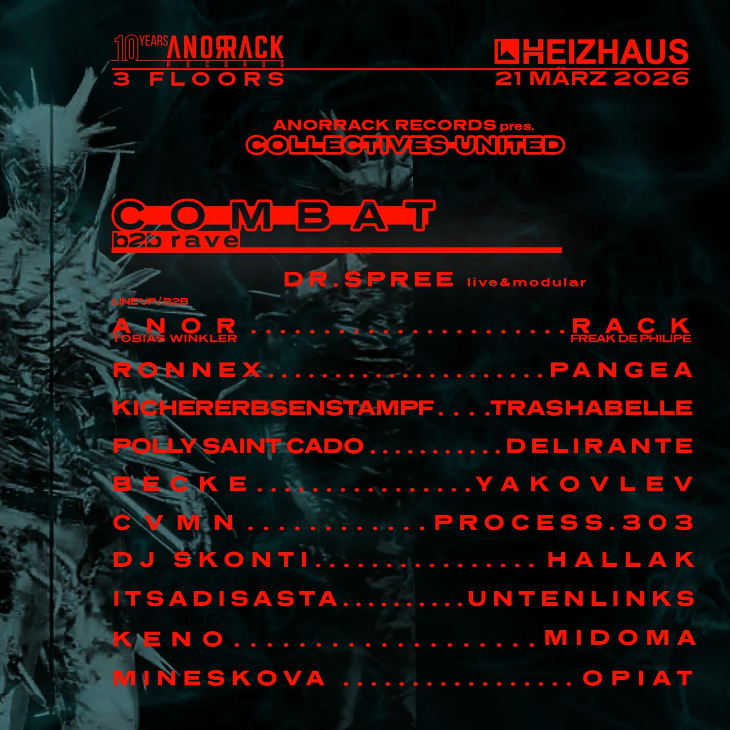 Anorrack Rec. Pres. Combat B2B Rave