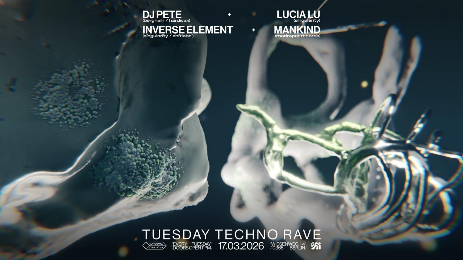 ✦Encore.Une.Fois✦ / Tuesday Techno Rave