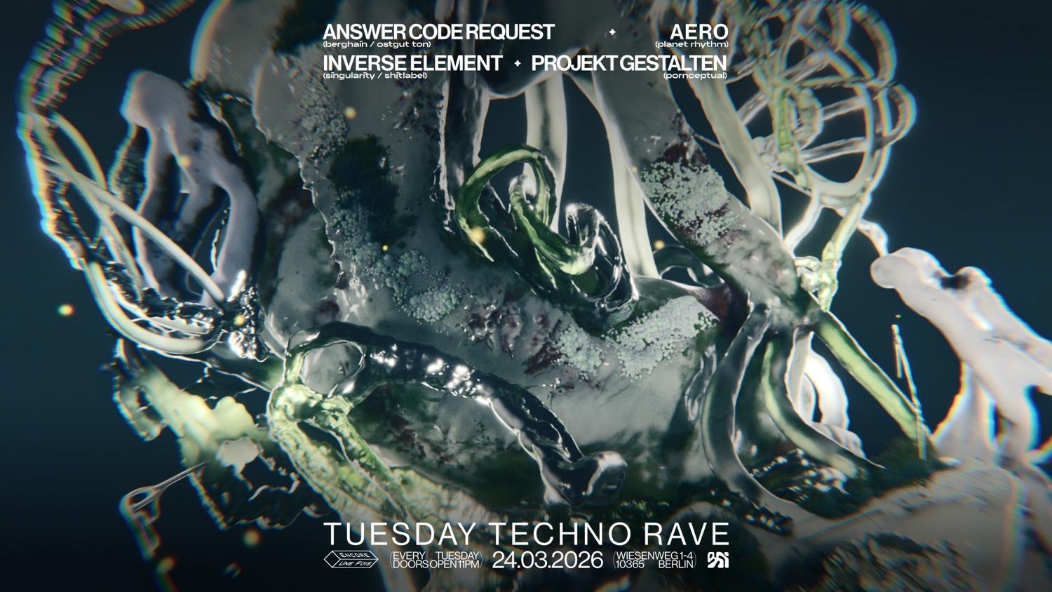 ⧉ Encore.Une.Fois ⧉    Tuesday Techno Rave
