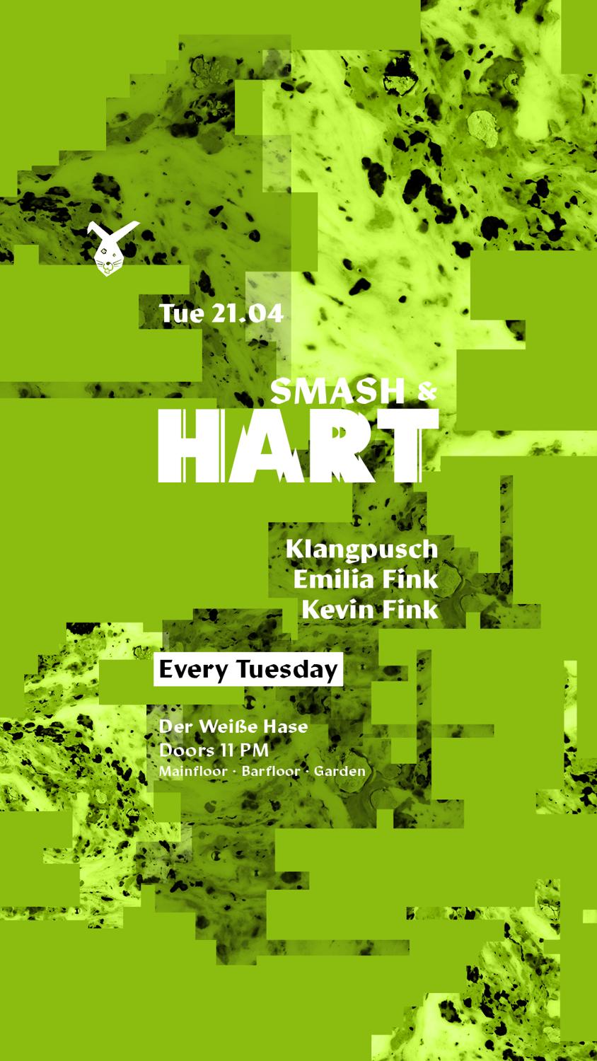 Smash & Hart ◢◤ Tuesday Rave [Free Entry Until Midnight*]