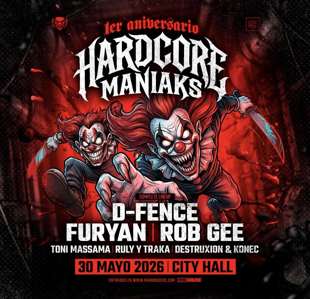 Primer Aniversario Hardcore Maniaks