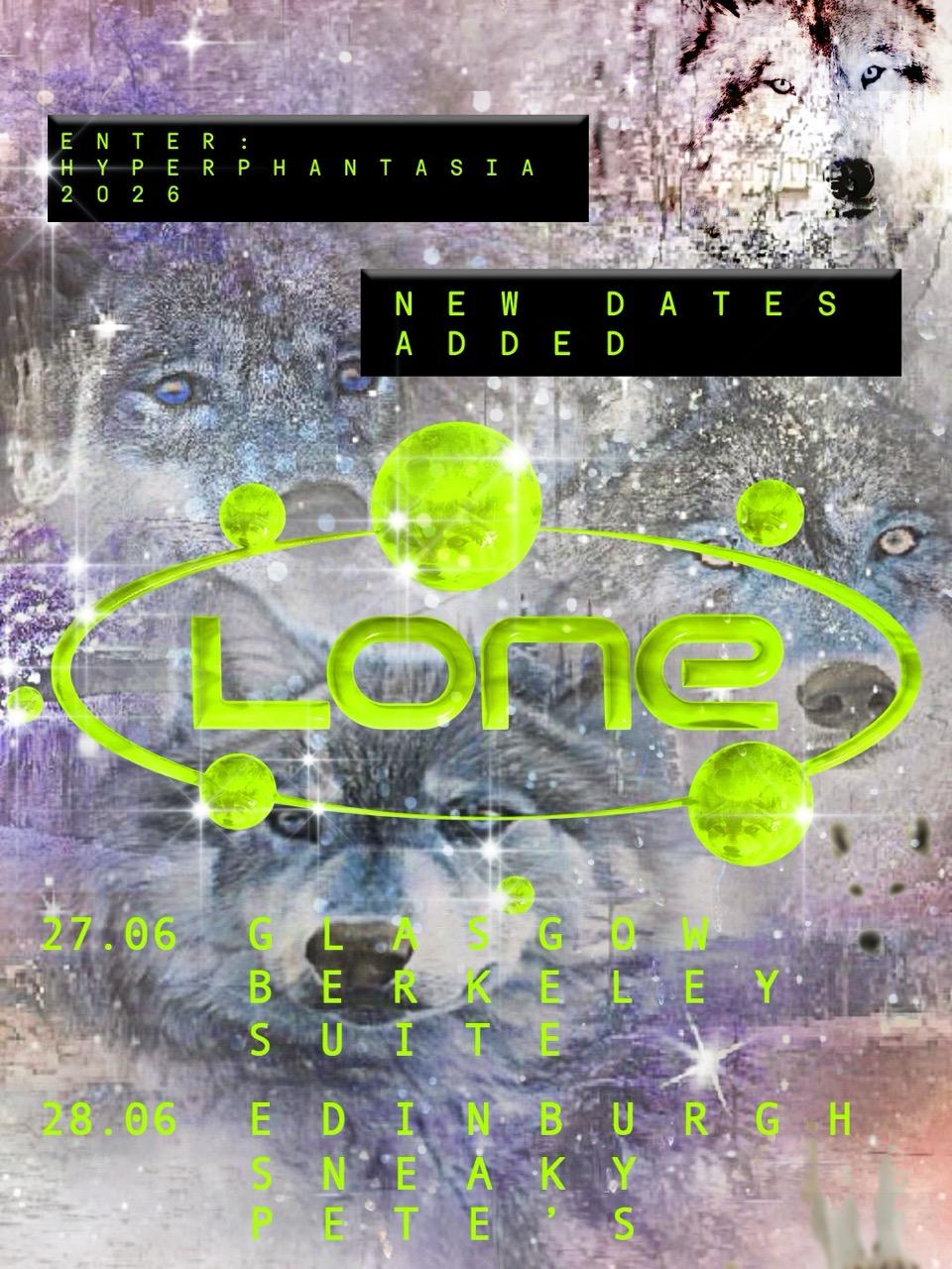 Lone (Live) Hyperphantasia Tour - Glasgow
