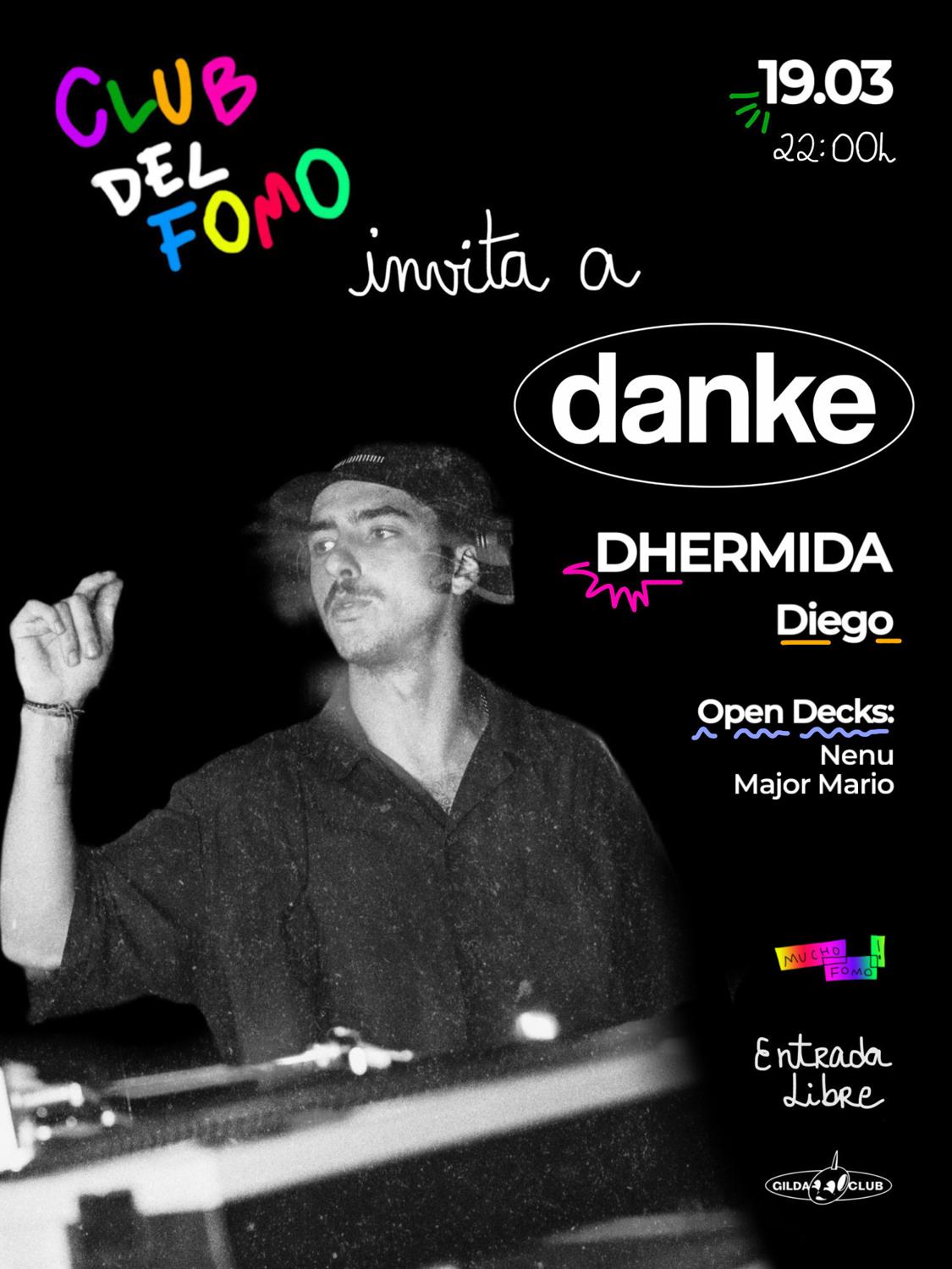 Club Del Fomo Invita A Danke + Vinyl Swap (Entrada Gratis)