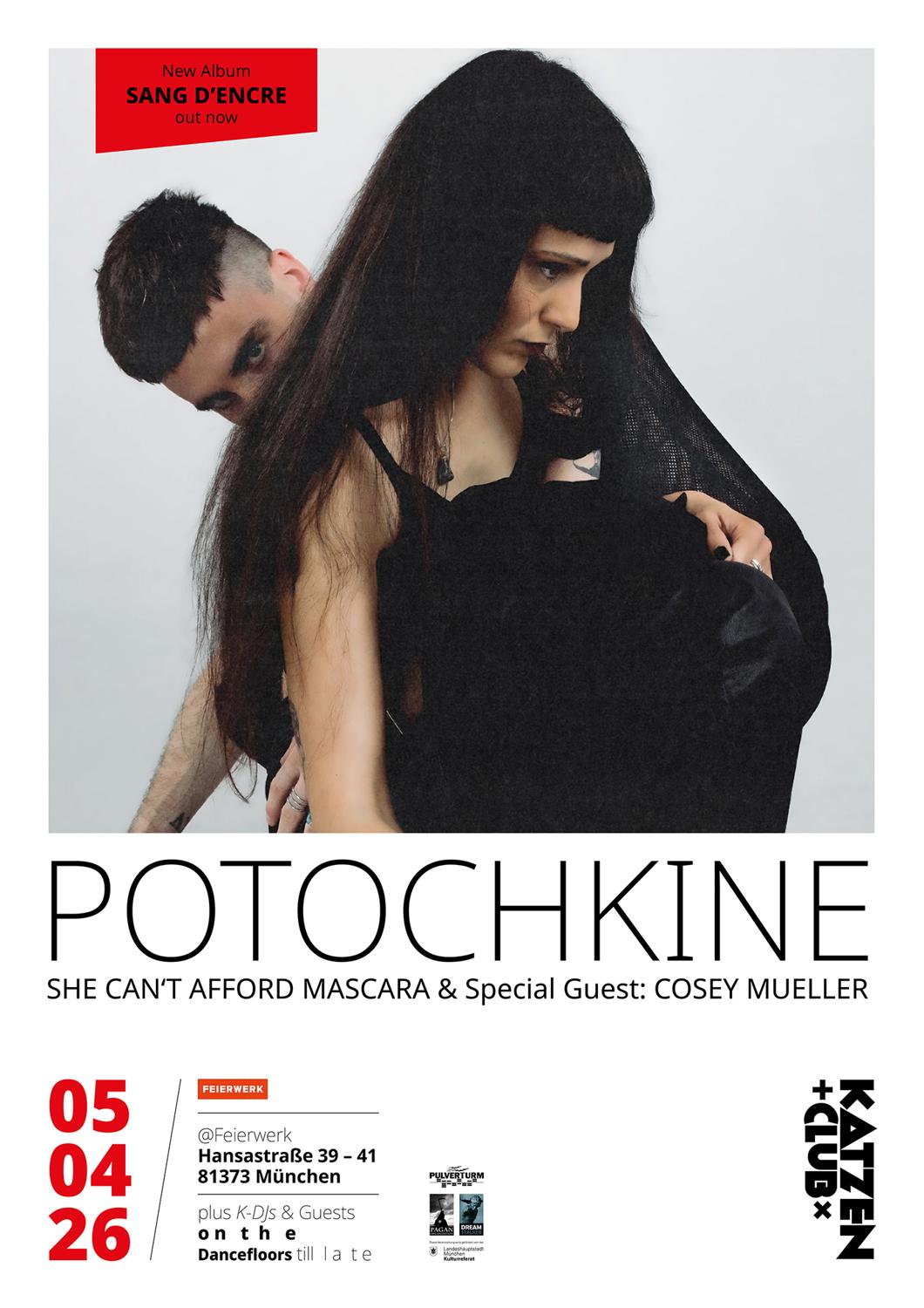Katzenclub Party W/Potochkine (Fra), Cosey Mueller (D), She Can'T Afford Mascara (Den)