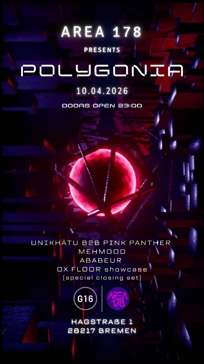 Area 178 presents POLYGONIA