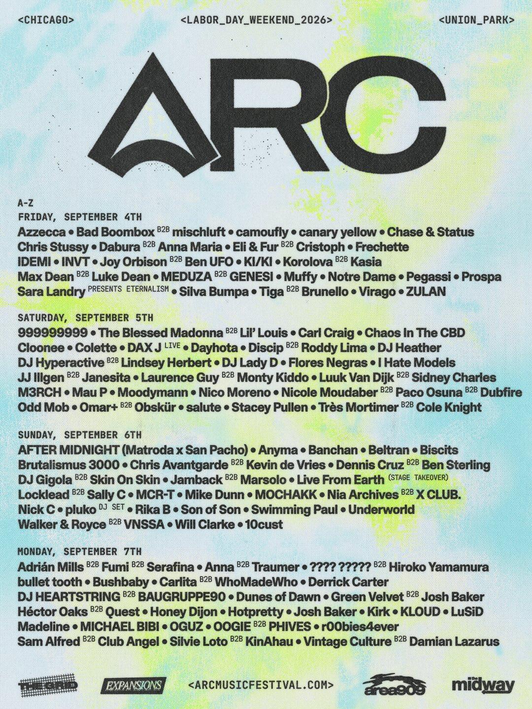 Arc Music Festival 2026