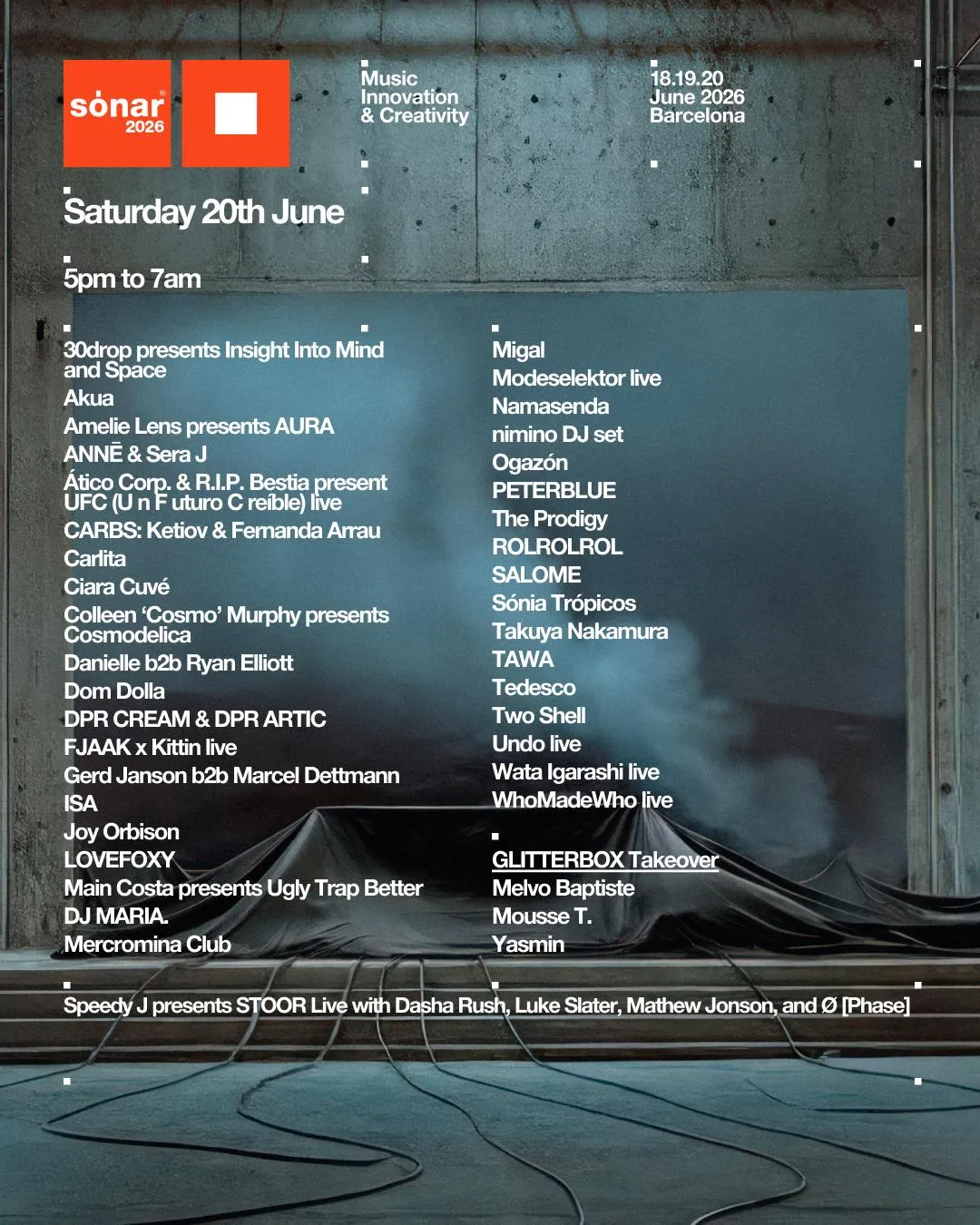 Sónar 2026 - Saturday