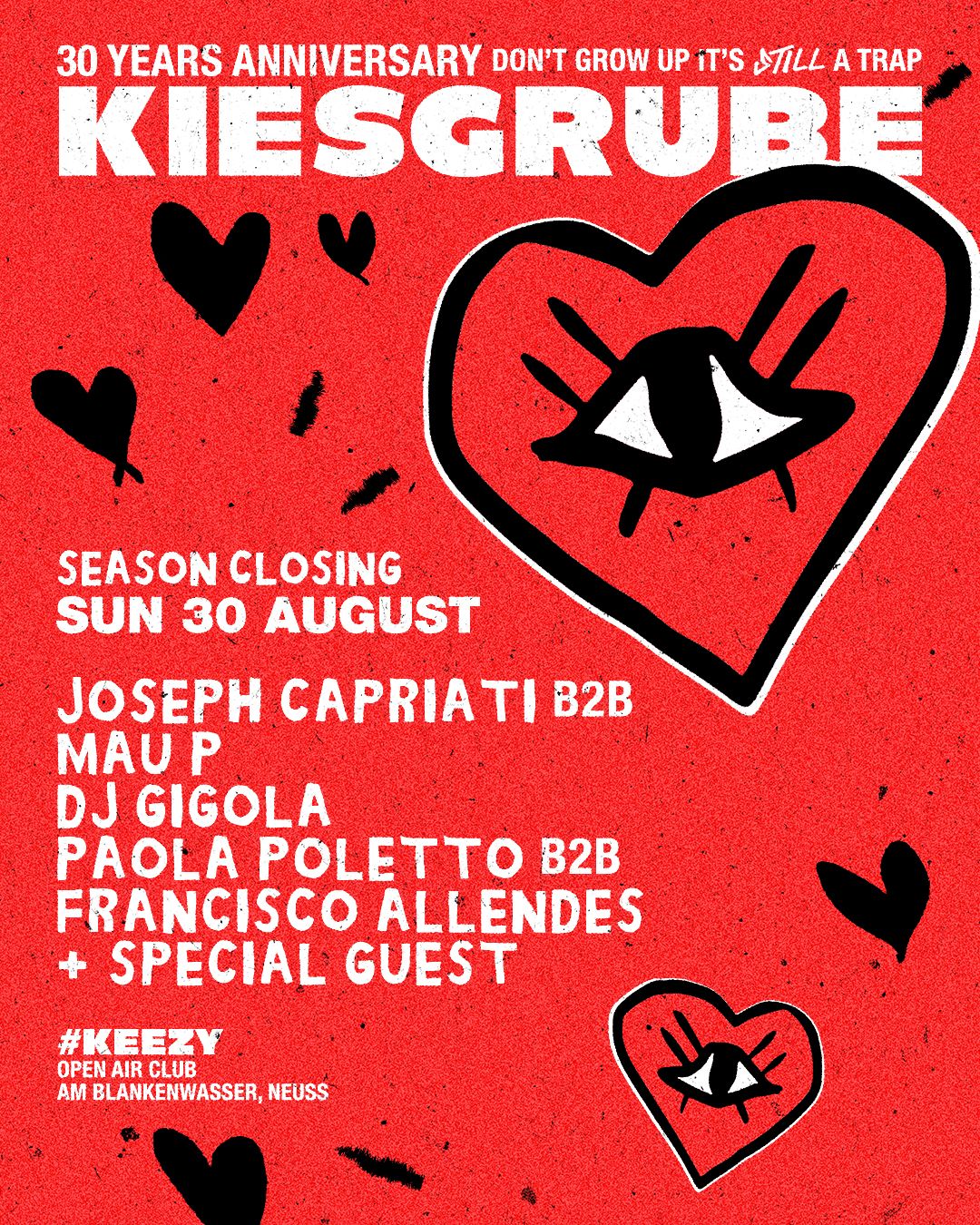 Kiesgrube presents THE SEASON CLOSING with Joseph Capriati, B2B Mau P, SPECIAL GUEST