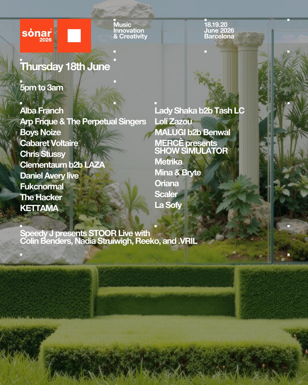 Sónar 2026 - Thursday