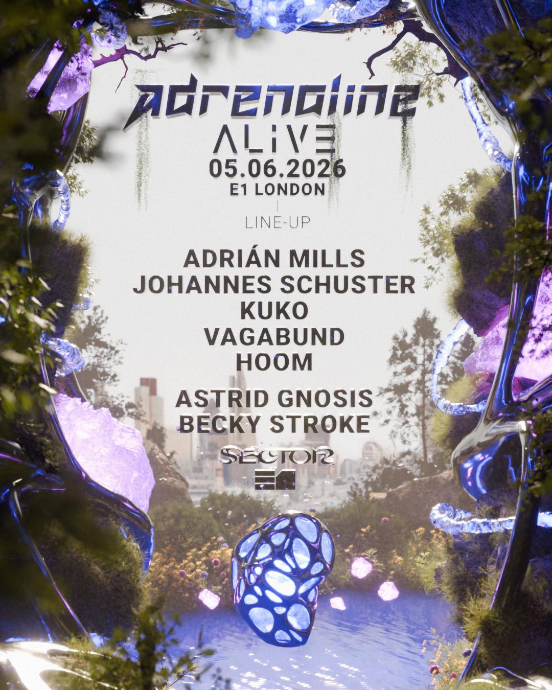 Alive X Adrenaline: Adrian Mills, Johannes Schuster & Kuko  