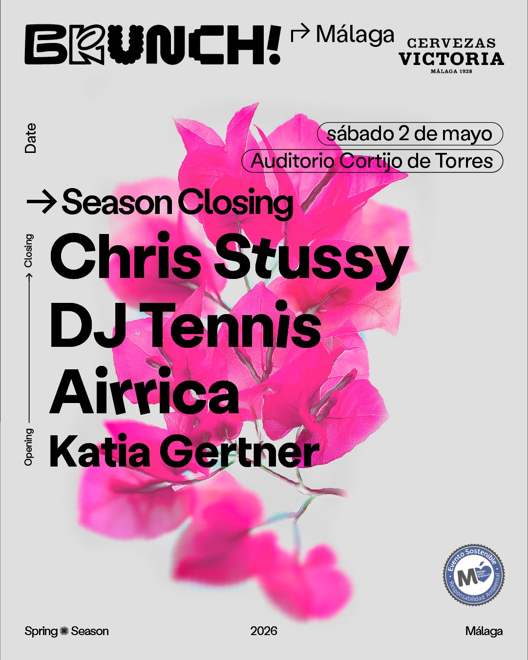 Brunch Electronik Malaga 5: Chris Stussy, DJ Tennis, Airrica & Katia Gertner