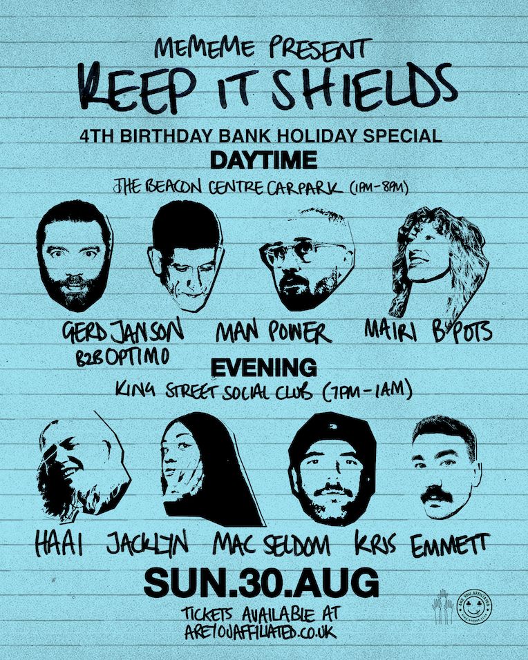 Keep It Shields Day & Night with HAAi, Gerd Janson B2B Optimo, Man Power, Jacklyn and more