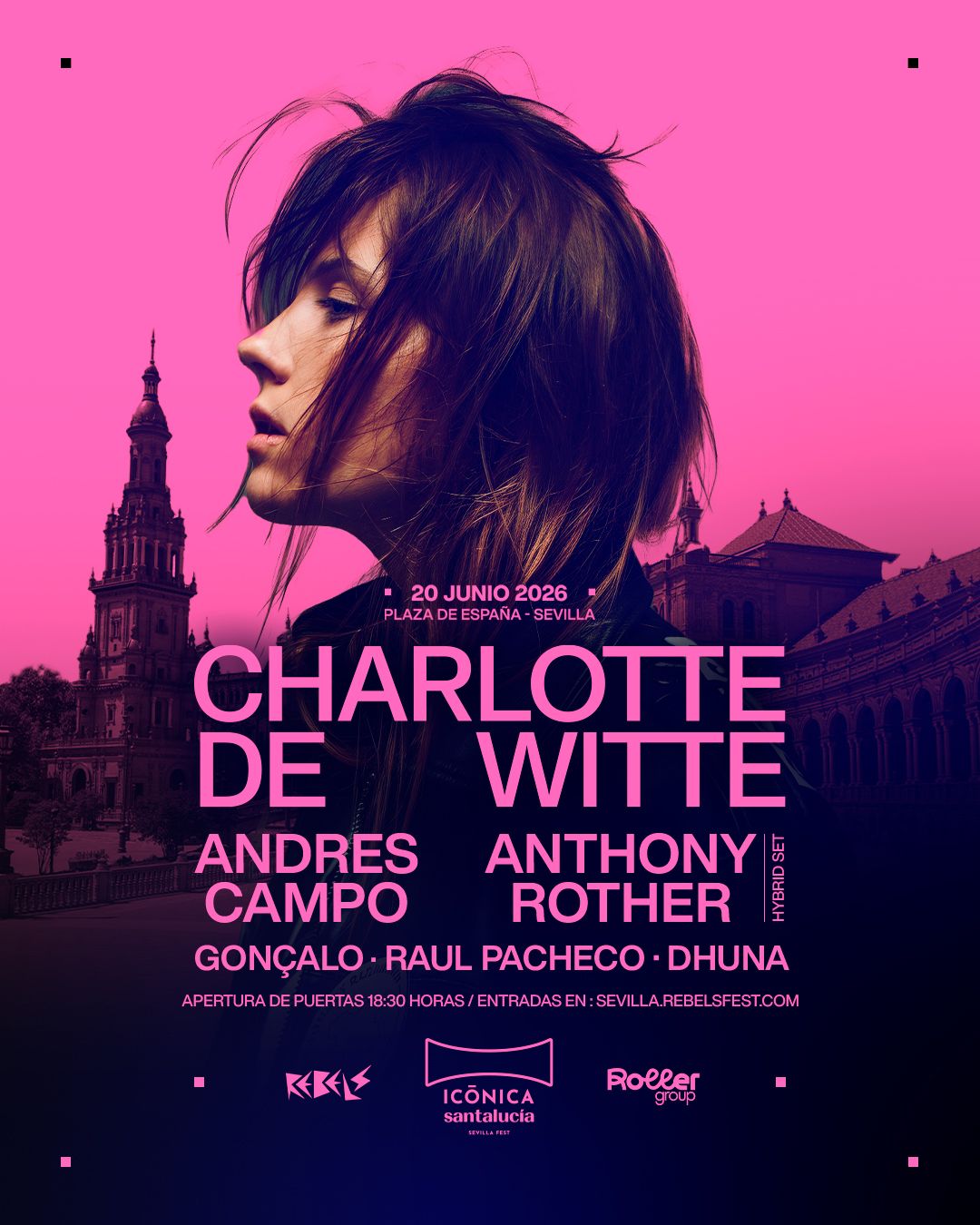 Charlotte de Witte en Icónica Santalucía Sevilla Fest