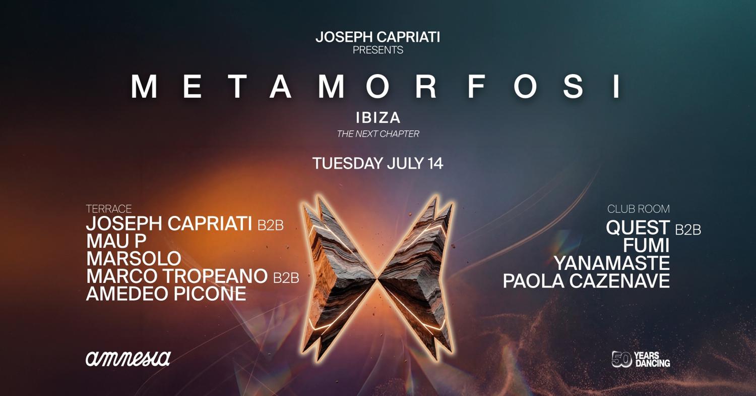 Joseph Capriati Presents Metamorfosi