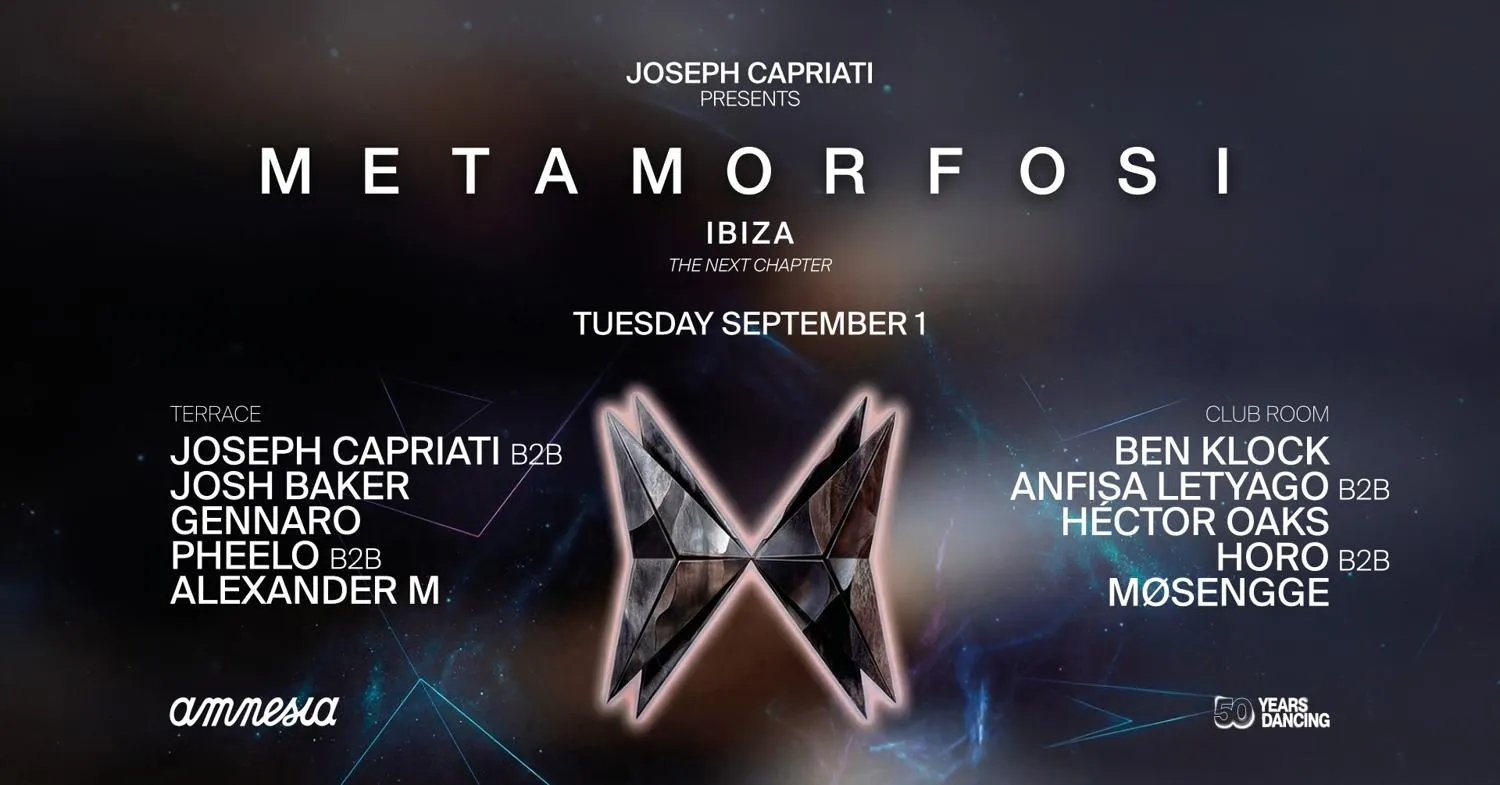 Joseph Capriati presents Metamorfosi