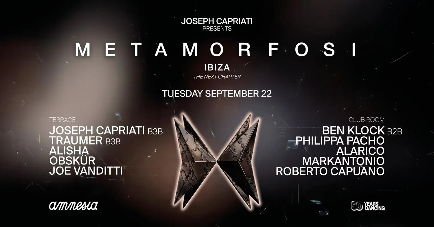 Joseph Capriati presents Metamorfosi