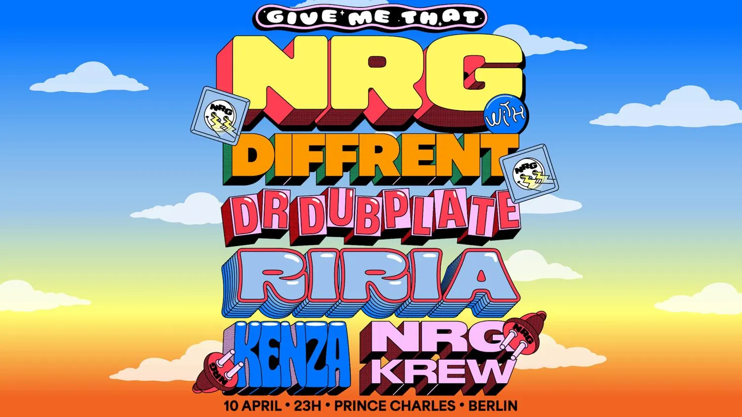 Nrg With Diffrent, Dr Dubplate, Riria A.M