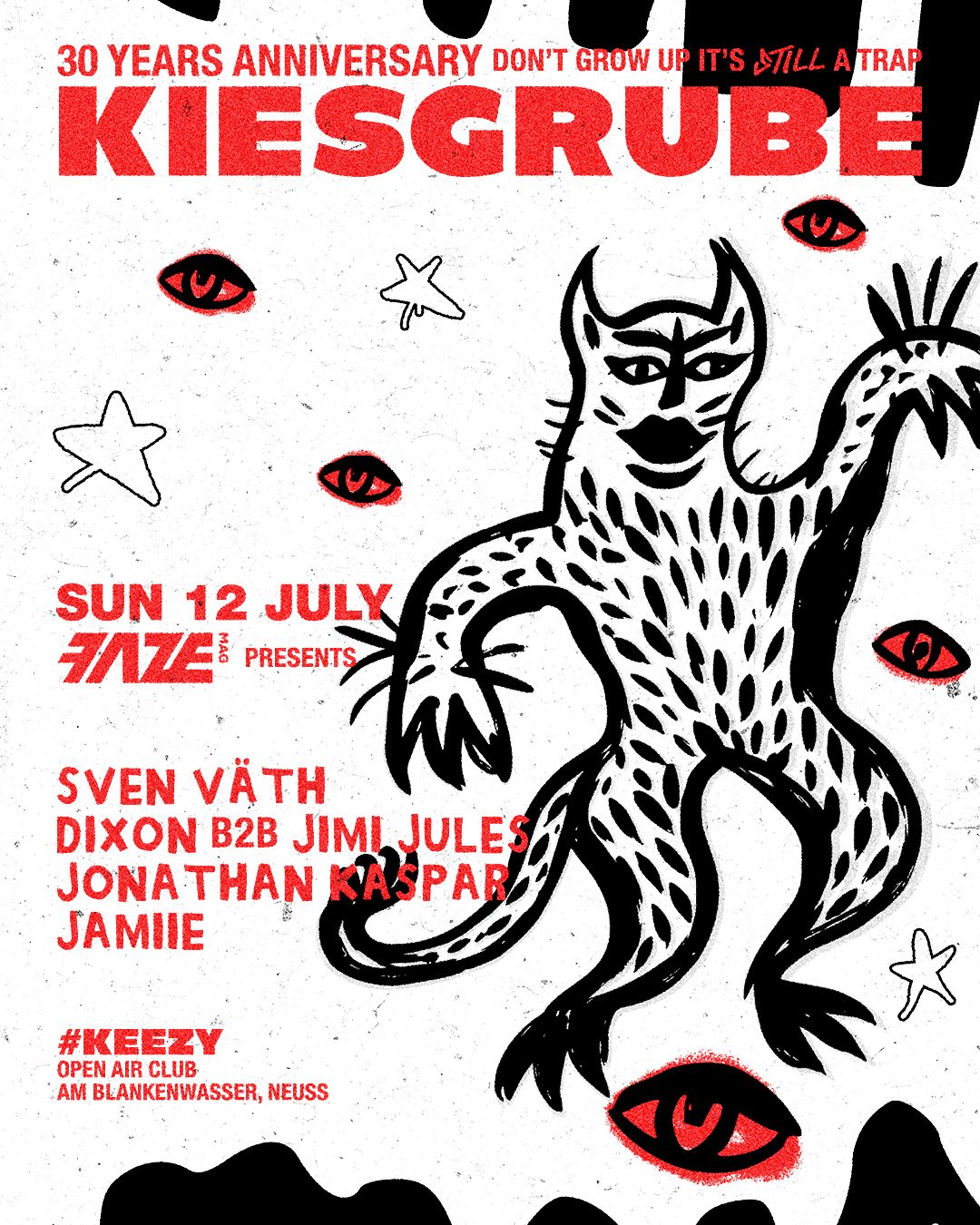 FAZE MAG presents Sven Väth, DIXON B2B Jimi Jules, Jonathan Kaspar, Jamiie