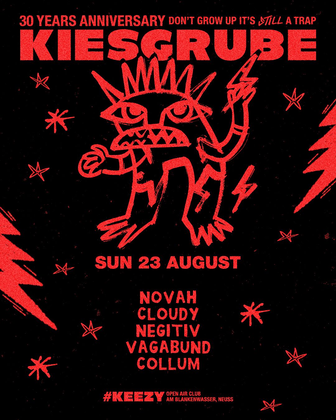 Kiesgrube presents #WAH with NOVAH, Cloudy, NEGITIV, Vagabund