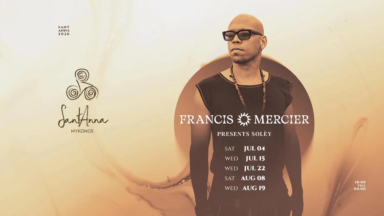 Francis Mercier Presents Solèy At Santanna - 2026 Exclusive Mykonos Residency