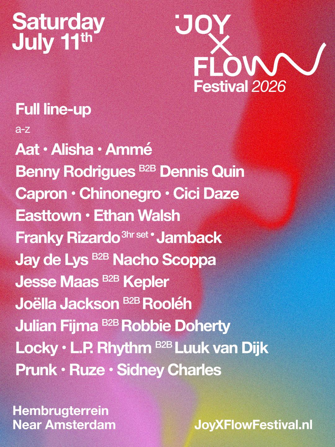 Joy X Flow Festival
