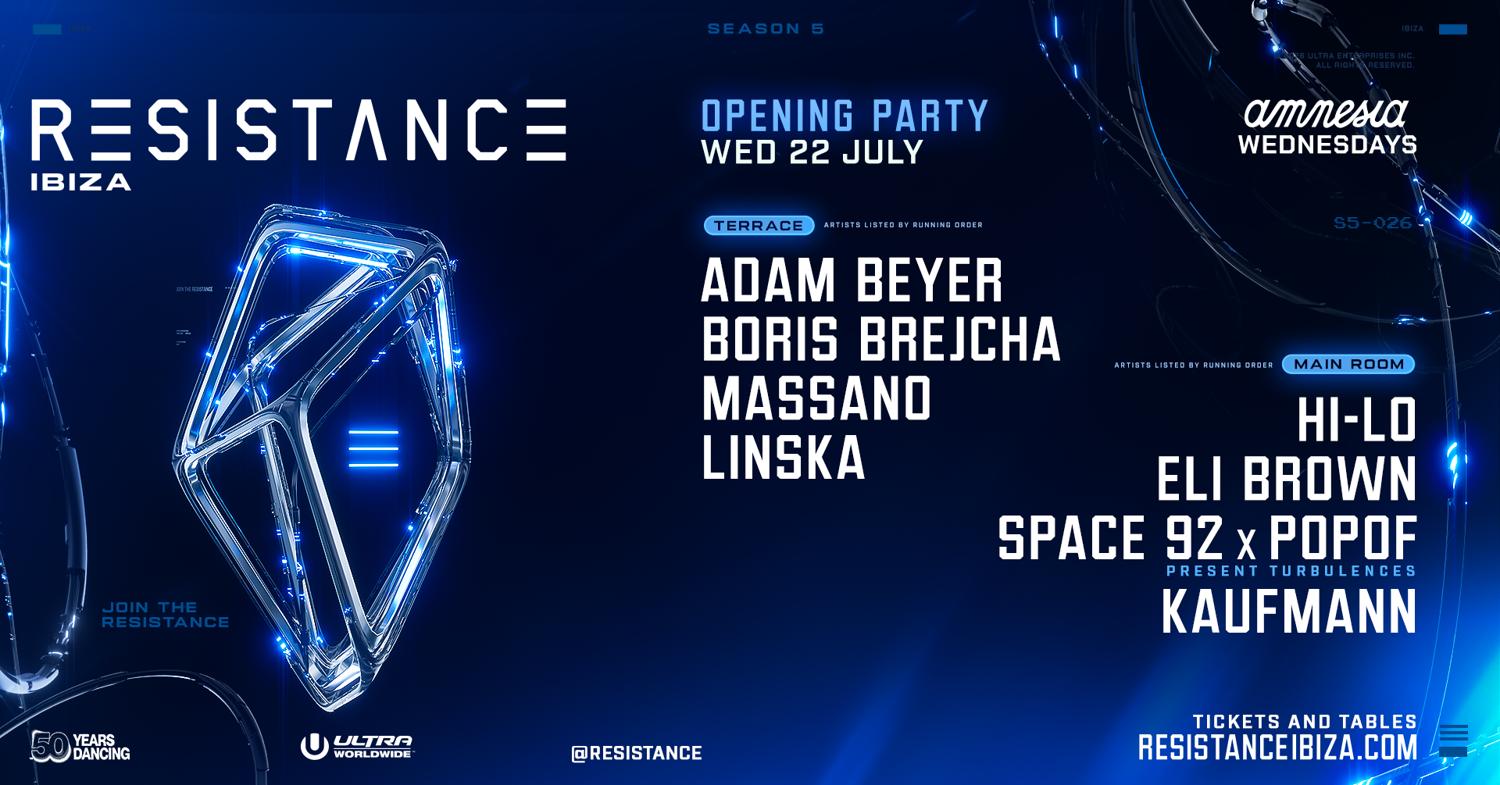 Resistance Ibiza Opening Party