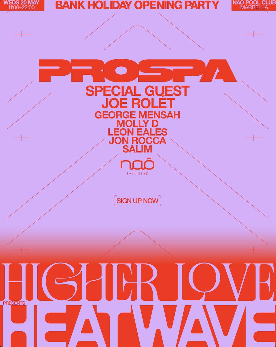 Higher Love Marbella With Prospa