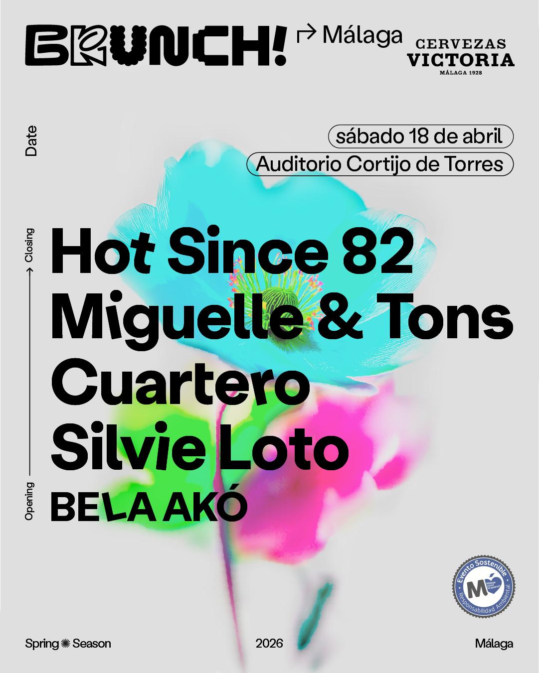 Brunch Electronik Malaga 3: Hot Since 82, Miguelle & Tons, Cuartero, Silvie Loto & Bela Akó