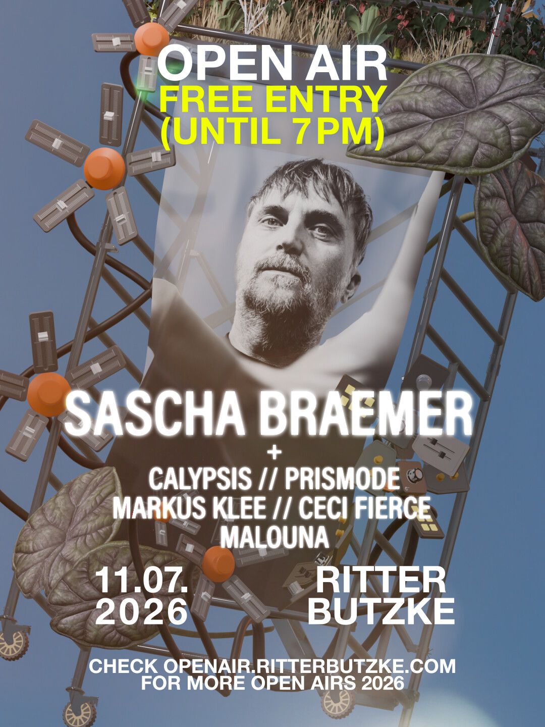 Sascha Braemer (Open Air) - free entry until 7pm
