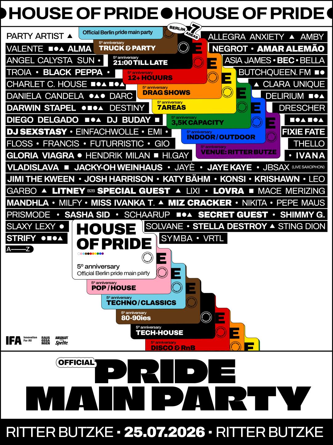 House Of Pride - Official Berlin Pride Main Party