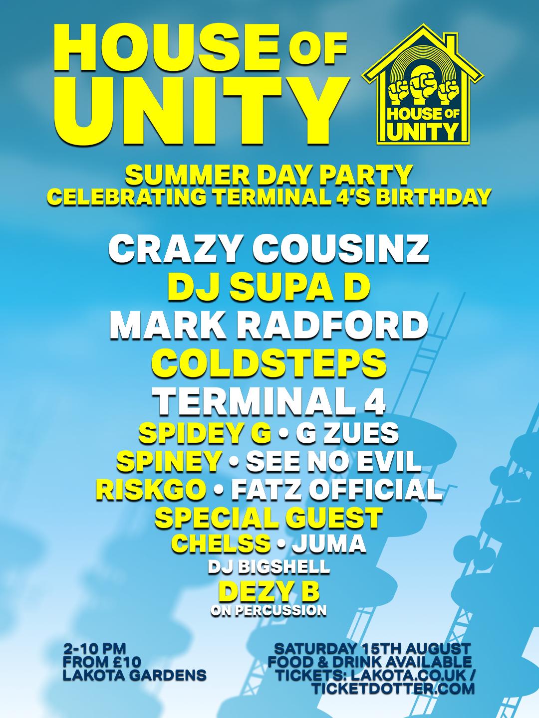 House Of Unity: Summer Day Party