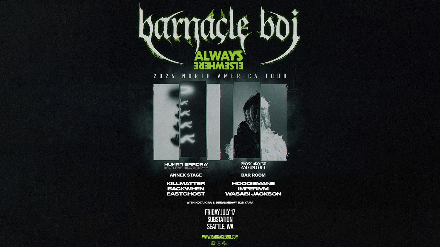 Barnacle Boi Presents: Always, Elsewhere North America Tour